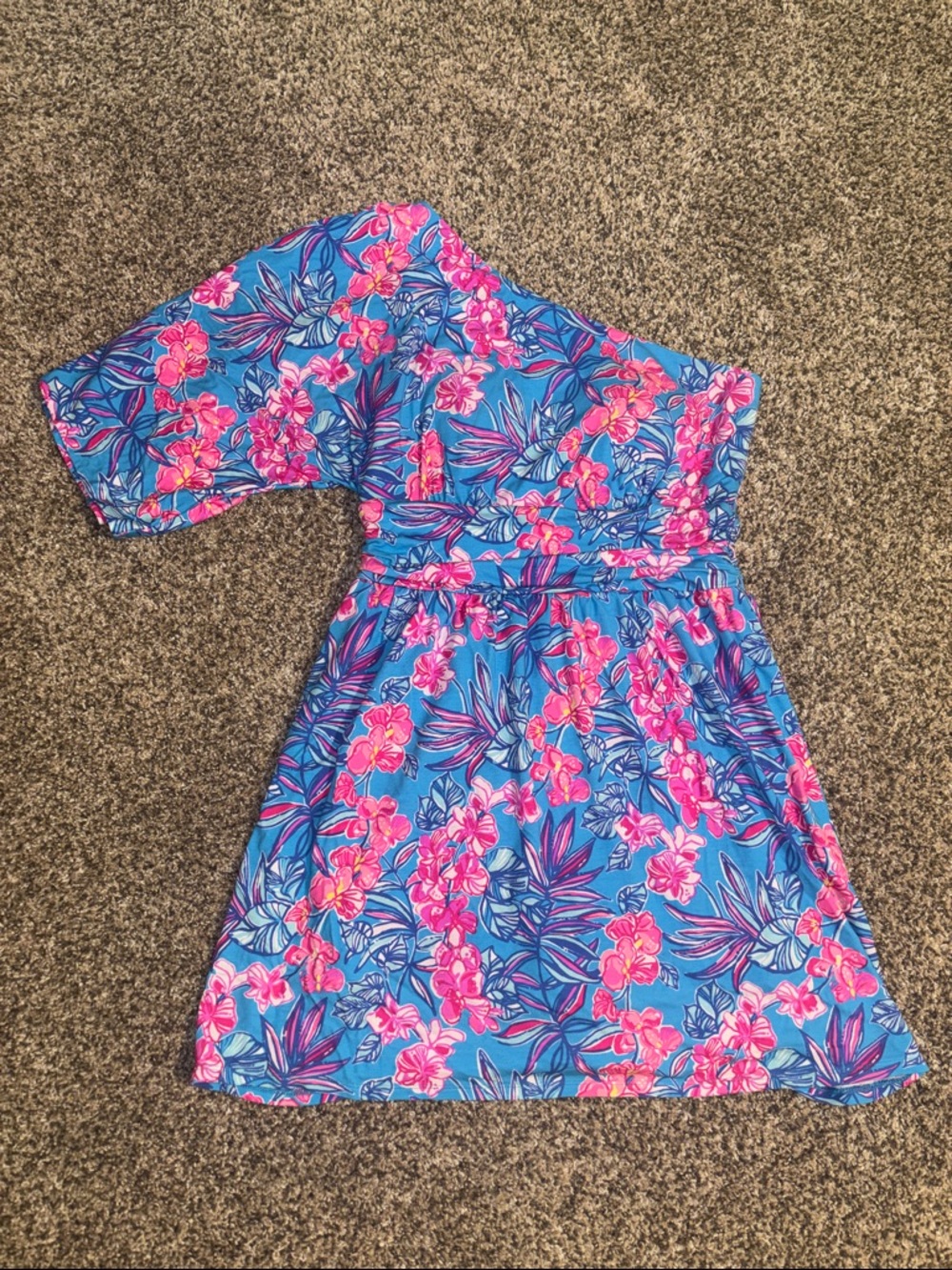 LIKE NEW! Lilly Pulitzer Niki one-shoulder Romper!